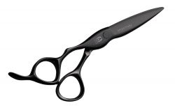 Mizutani Black Smith Fit Puffin  Black Left Handed Professional Hair Cutting Scissors 