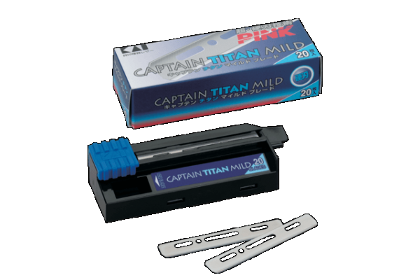 Captain Titan Straight Refill Razor Blades