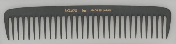 BW Carbon Hair Comb 270 Wide Tooth 