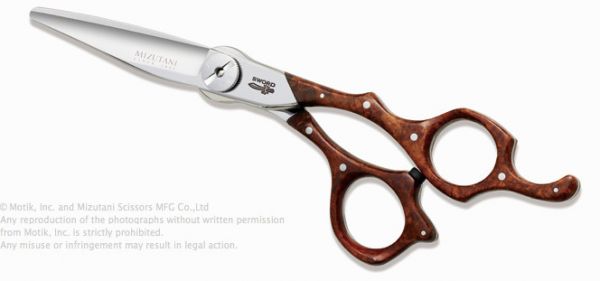 Mizutani Sword Wood D-17 Professional Hair Cutting Scissor