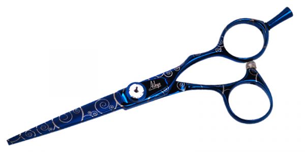 Aikyo AIB Professional Hair Cutting Shears Blue Titanium Finish